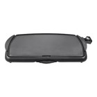 Kitchensmith 22 83  Electric Griddle Black  Ceramic Cooking Surface  1500w