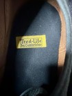 Vintage Tred-lite By Cambridge Green Textured Canvas Derby Shoes