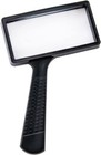 Large Rectangular Handheld Magnifying Glass   5x Magnification   4x2inches Handheld
