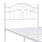 Elephance Twin Size Metal Bed Frame With Vintage Headboard For Girls Boys Kids