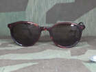 Reproduction Wwii German Luftwaffe Umbral Sunglasses Vintage 1940s Red Brown