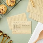 60-pack Of Juvale Recipe Cards Double Sided  Bulk Vintage Index Cards 4x6