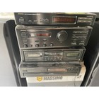 Onkyo Stereo Receiver Tuner Cassette Deck Cd Player Speakers Audio System