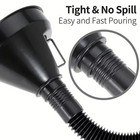 1pc Flexible Automotive Fuel Funnel     Spill-proof Wide Mouth Oil Refilling Tool