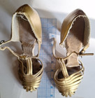 Lot Of 3 Pair Vintage antique 1920s 30s Womens Dress Shoes Sandal Pump