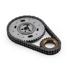 Chevy Bbc 454 Double Roller 2pc Adj Billet Steel Timing Chain Kit