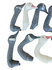 Vintage Fpc 10 Pc Lot Canadian Geese Decoy Heads Goose Made In Usa Lot  3