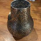 Moroccan Style Hanging Candle Holder Lantern Vintage Brass