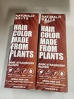 Lot 2 New Naturally Brite Henna Hair Dye Natural Plants Dark Strawb Blonde