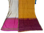 Vintage Cotton Sari Indian Women Dress Wrap Weaving Curtain Drape Fabric Saree
