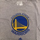 Adidas Golden State Warriors T-shirt Men s Size L Grey  Nba Basketball Logo