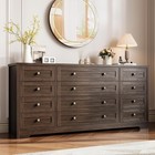 12 Drawer Wooden Dressers For Bedroom Modern Wood Chest Of Drawers Living Room