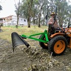 60  3 Point Landscape Rake Green With 30 Steel Teeth For Category 1 2 Tractors