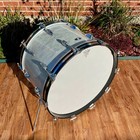 1970s Slingerland 14x22 Virgin Bass Drum White Marine Pearl