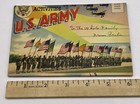 Vintage U s  Army Postcard Foldout Booklet 