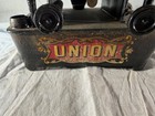 Antique Union Kerosene Sad Iron Heater Stove Double Burner- Gardner  Mass  Usa