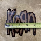 Korn Brown Writing Cut Out Vintage Oop Band Music Sticker Nice   Rare