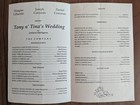 Tony N    Tina   s Wedding   January 1989 New York Original Company Program