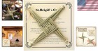 Irish Wall Cross Decor St Brigid Cross Celtic Blessing 8 In Green