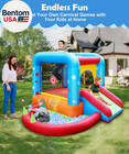 Inflatable Bounce House  Kids Castle Slide Bouncer For Children Jumping Outdoor