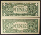 2 - 1957  1 Silver Certificates -  1 Star Note    xf au  - Free Ship  S6245