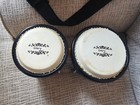 Glory Double Wood Bongo Drum 5  And 4-1 4  Metal Rim With Bag 5  Tall - Nice