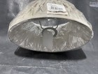 Vintage Gray Fabric Oval Lamp Shade 10x8x5 