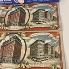 Antique Us Consolvo Hotels Advertising And Lee Rubber And Tire Ink Blotter