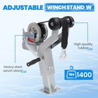 Winch Post Winch Stand Adjustable W  Roller 1400lbs Winch For Boat Trailer Parts