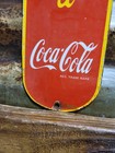 Vintage Coke Porcelain Sign Old Soda Coca Cola General Store Screen Door Push
