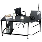 Home Office L-shaped Desk Pc Laptop Study Table Corner Computer Desk Workstation
