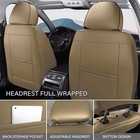 Car Seat Covers Fit 95  Of Cadillac Models 2000-2024 premium Nappa Leather Wa   