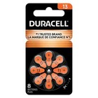 Duracell Hearing Aid Batteries  Size 13  child Resistant Pack   80 Batteries 