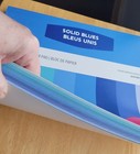 New Recollections 12 X 12 Paper Pad Solid Blues  Textured Cardstock 647298 