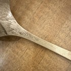 Antique Durgin Sterling Silver Fairfax Fruit Spoon - Early Maker   s Mark  Pat  19