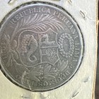 1897 Peru 1 2 Sol Silver Coin 0 9 Fineness Km 196 Lima Mint Variety