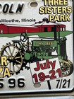 Single Digit John Deere License Plate Set  