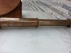 Brass Telescope Antique Spyglass Leather Engraving Scope Pirate Vintage Style
