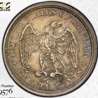 1875-s Twenty Cent Piece 20c Pcgs Au55 - Stunning Original Toning - Trueview