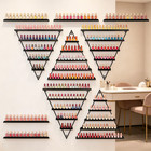 10 Set Wall Holder Metal Nail Polish Display Rack Organizer Over 200 Bottles New
