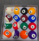 2-1 4   Regulation Size Phenolic Resin Billiard Balls Set  Pool Table Balls Set