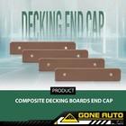 Fit For Trex 4pcs Composite Decking Boards End Cap Brown