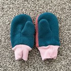 Patagonia Baby Pita Pocket Mittens  Size 12-24 Pink  Blue Fleece Multicolored
