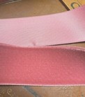 Vintage Rayon Satin Back Velvet Ribbon 1 5  Olde Rose 1yd Made In France