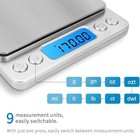 Digital Scale Kitchen 500g 0 01g Food Scale High Precision Kitchen Scale Silver