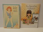 Vintage Lot 10 Doll-themed Paper Doll Greeting Cards No Envelopes Hallmark Agc