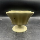 Usa Pottery Planter Sage Green Pedestal Square Vintage Mid Century