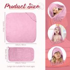 8 Pcs Baby Muslin Hooded Bath Towels And Washcloths Newborn Gift Set