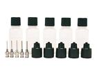 5 Squeeze Applicator Bottles Fine Steel Tips Henna Jagua Ink Paint Paste Oil Gel