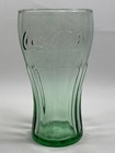Vintage Genuine Coca-cola Green Glass Cup Coke Libby 6 25 Oz Set Of 4